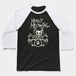 Heavy Meowtal 2 Baseball T-Shirt